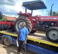 mf240 2WD with plough - customer Zimbabwe