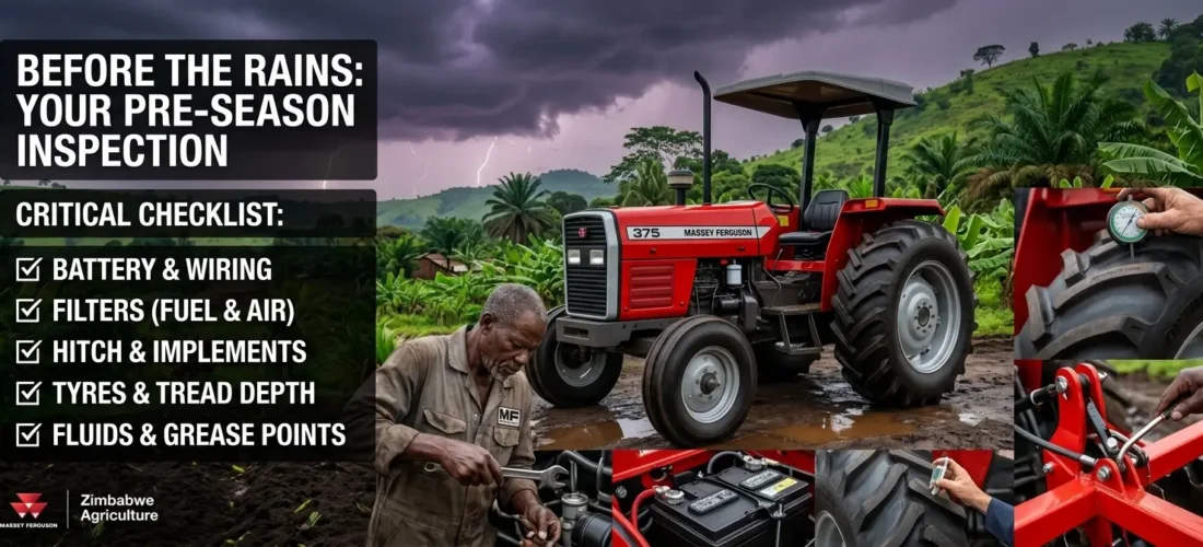 Rainy Season Tractor Checklist for Zimbabwean Farmers